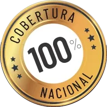 Selo cobertura 100% nacional